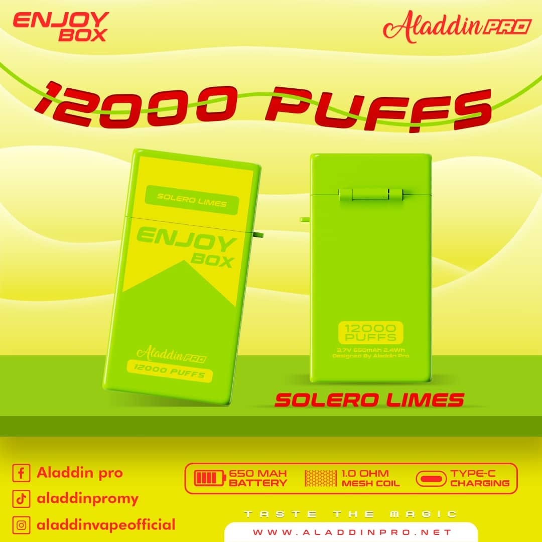 Aladdin Pro Box 12000-Solero Lime