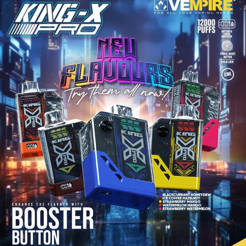 King X Pro 12000-New flavours