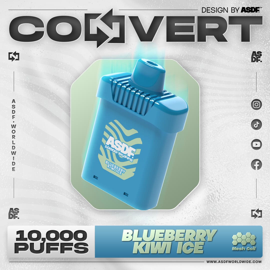 ASDF Convert 10000 Pod-Blueberry Kiwi Ice