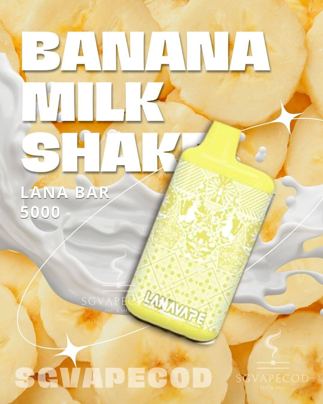 Lana bar 5000-Banana Milkshake