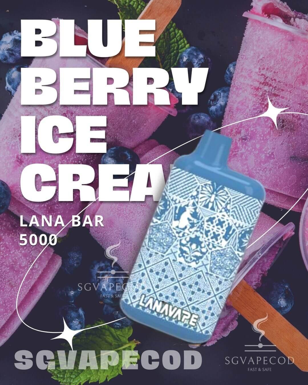 Lana bar 5000-Blueberry Ice Cream