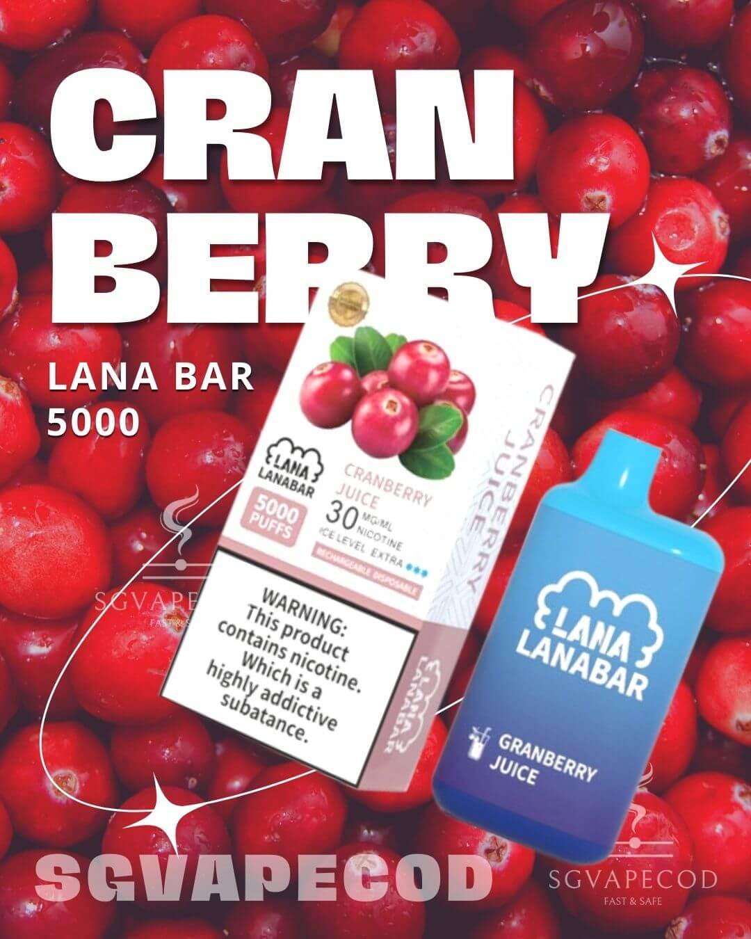 Lana bar 5000-Cranberry