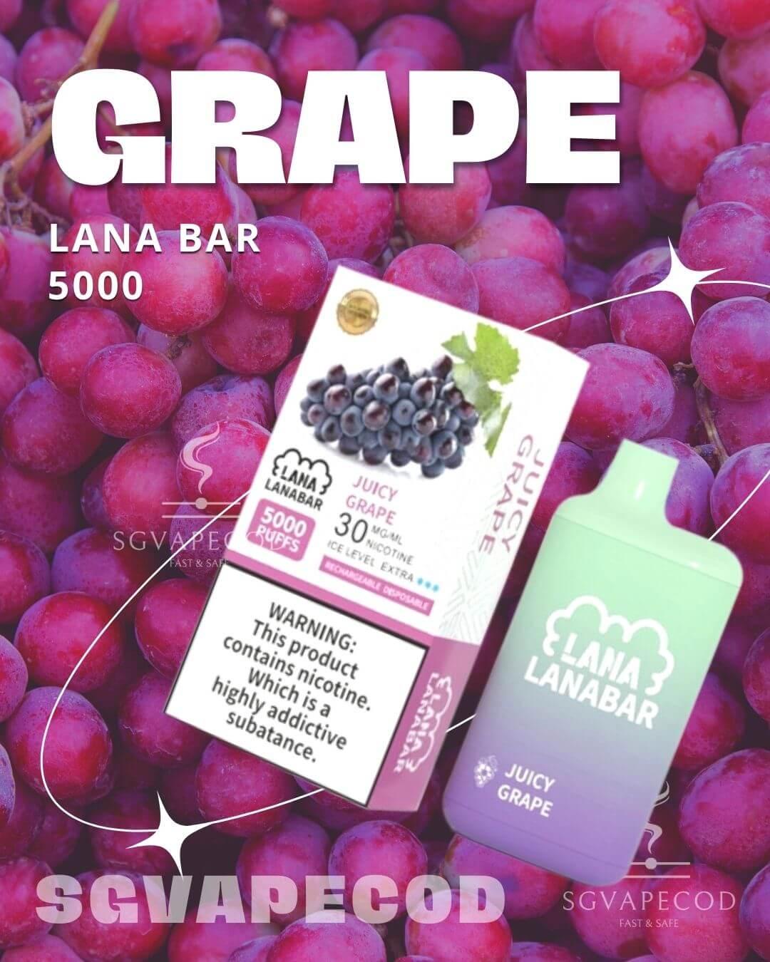 Lana bar 5000-Grape