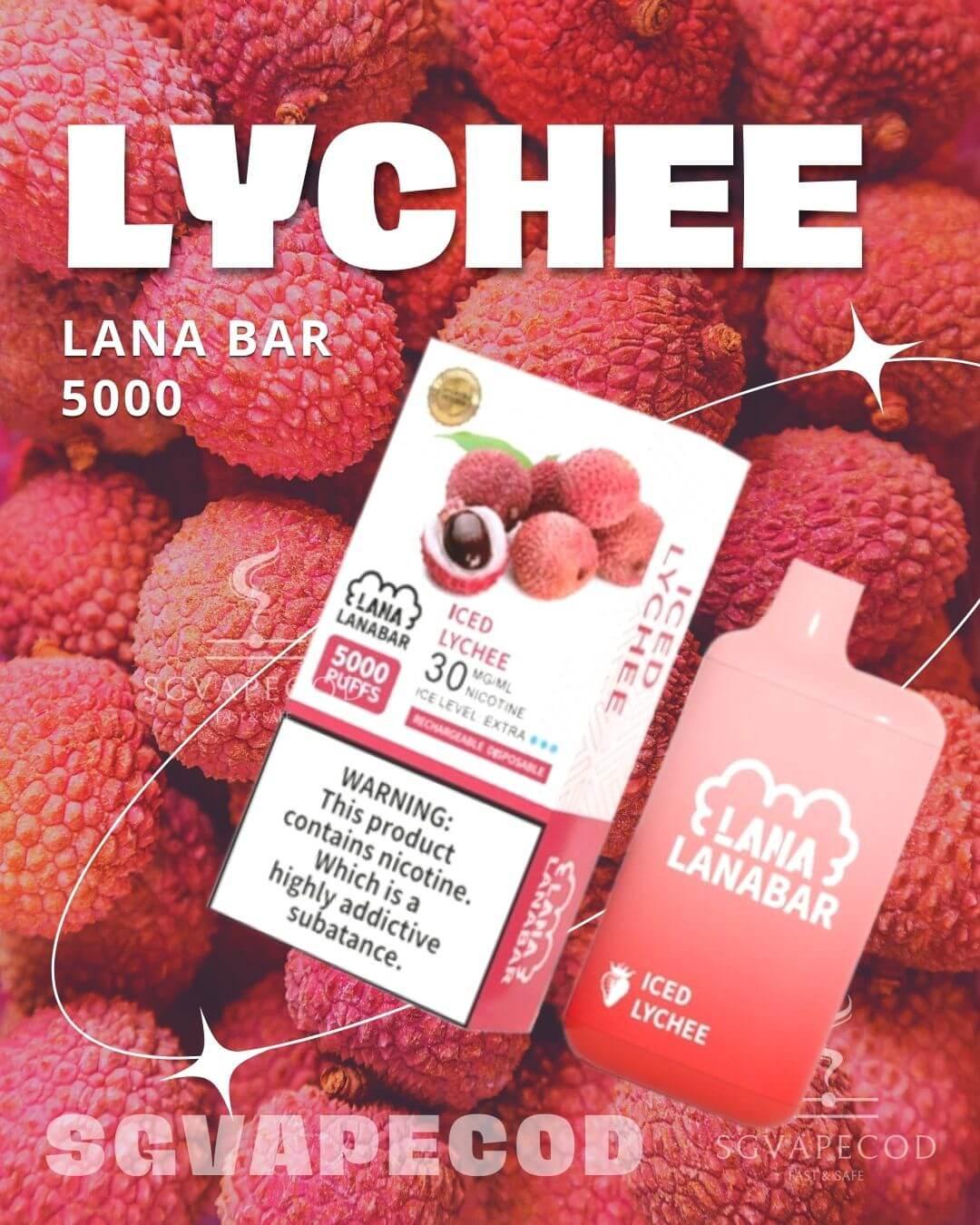 Lana bar 5000-Lychee
