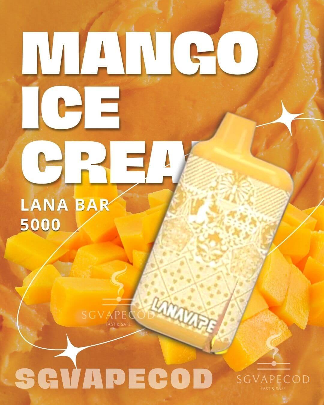 Lana bar 5000-Mango Ice Cream