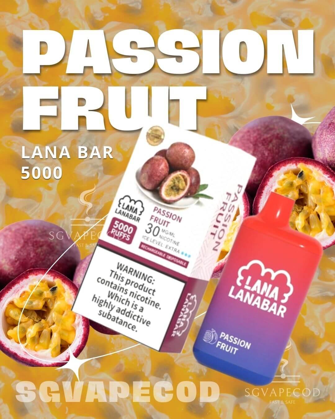 Lana bar 5000-Passion Fruit
