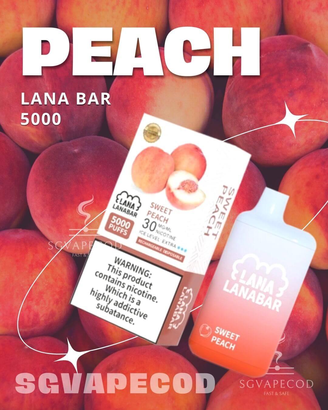 Lana bar 5000-Peach