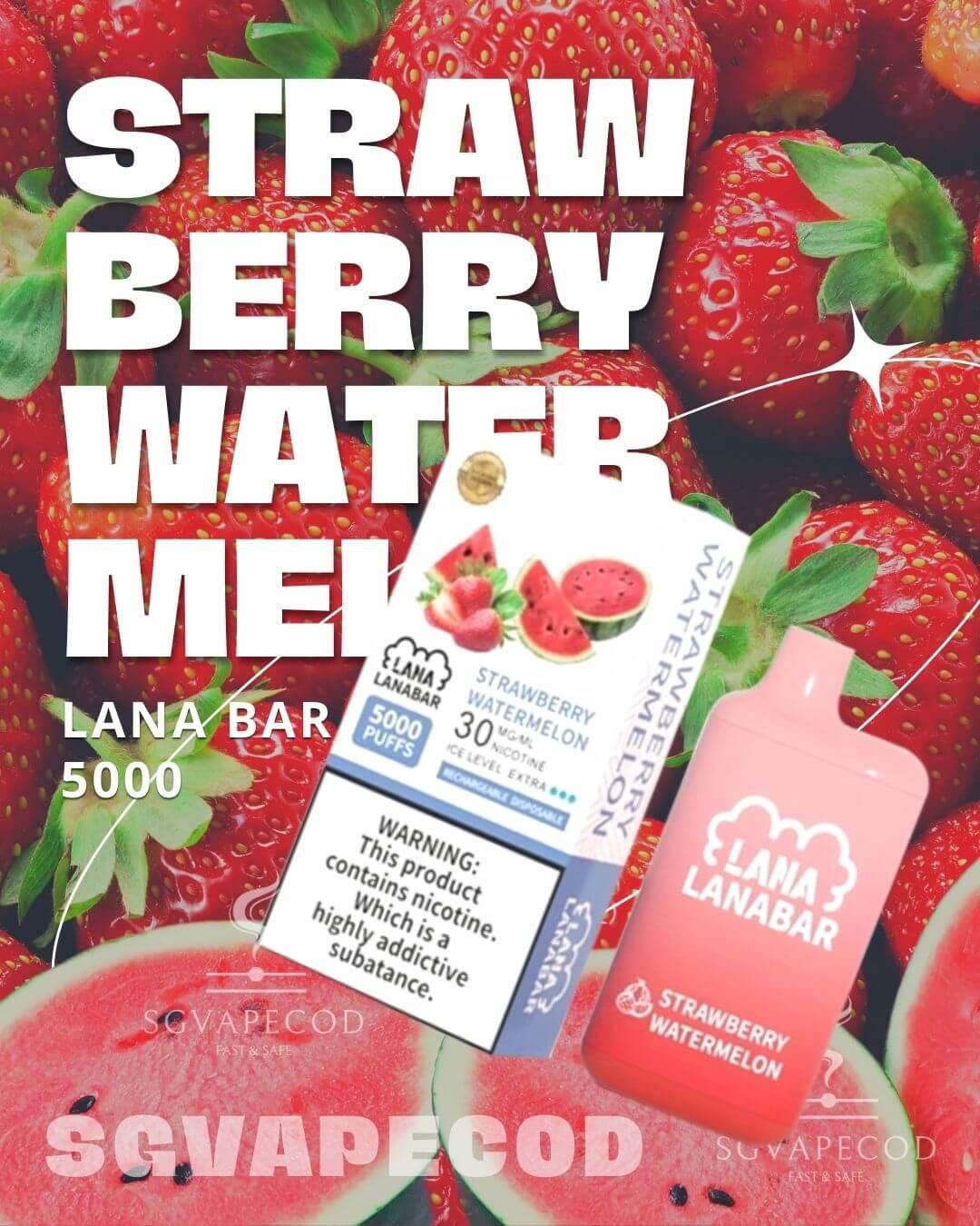 Lana bar 5000-Strawberry Watermelon