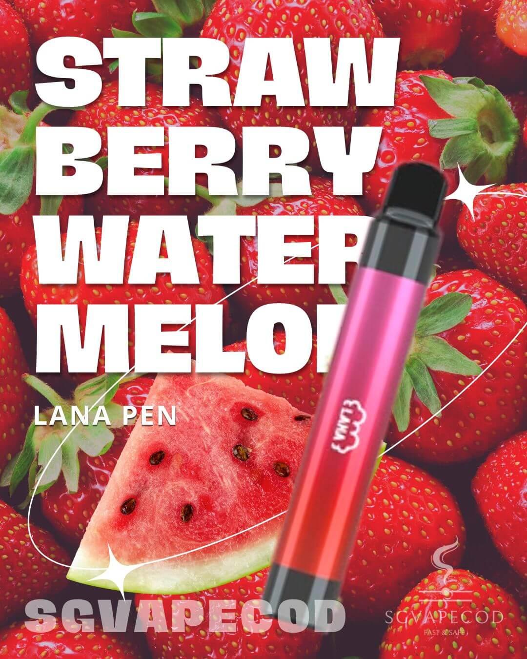 Lana Pen 2000-Strawberry Watermelon