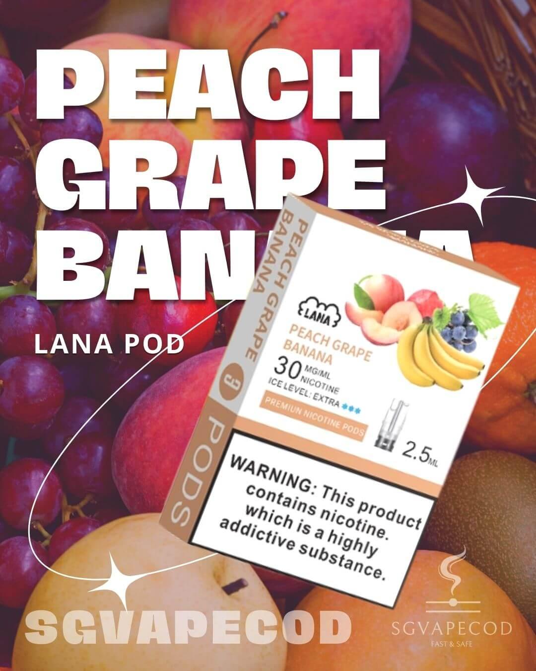 Lana Pod-Peach Grape Banana