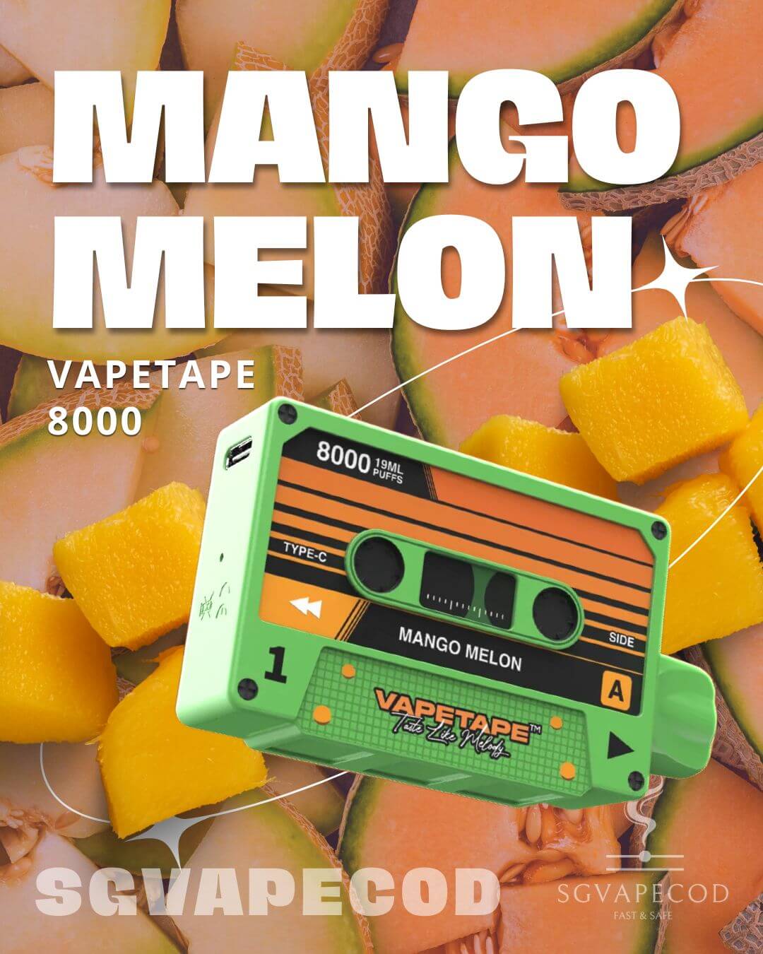 Vapetape-8000-Mango-Melon-(SG VAPE COD)