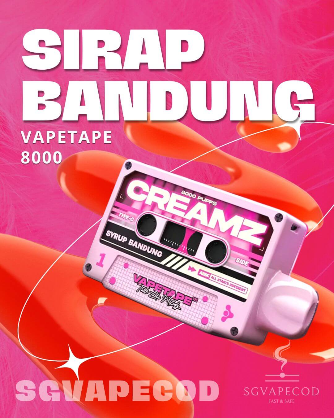 Vapetape-8000-Sirap-Bandung-(SG VAPE COD)