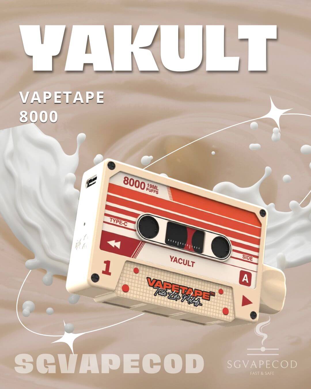Vapetape-8000-Yakult-(SG VAPE COD)