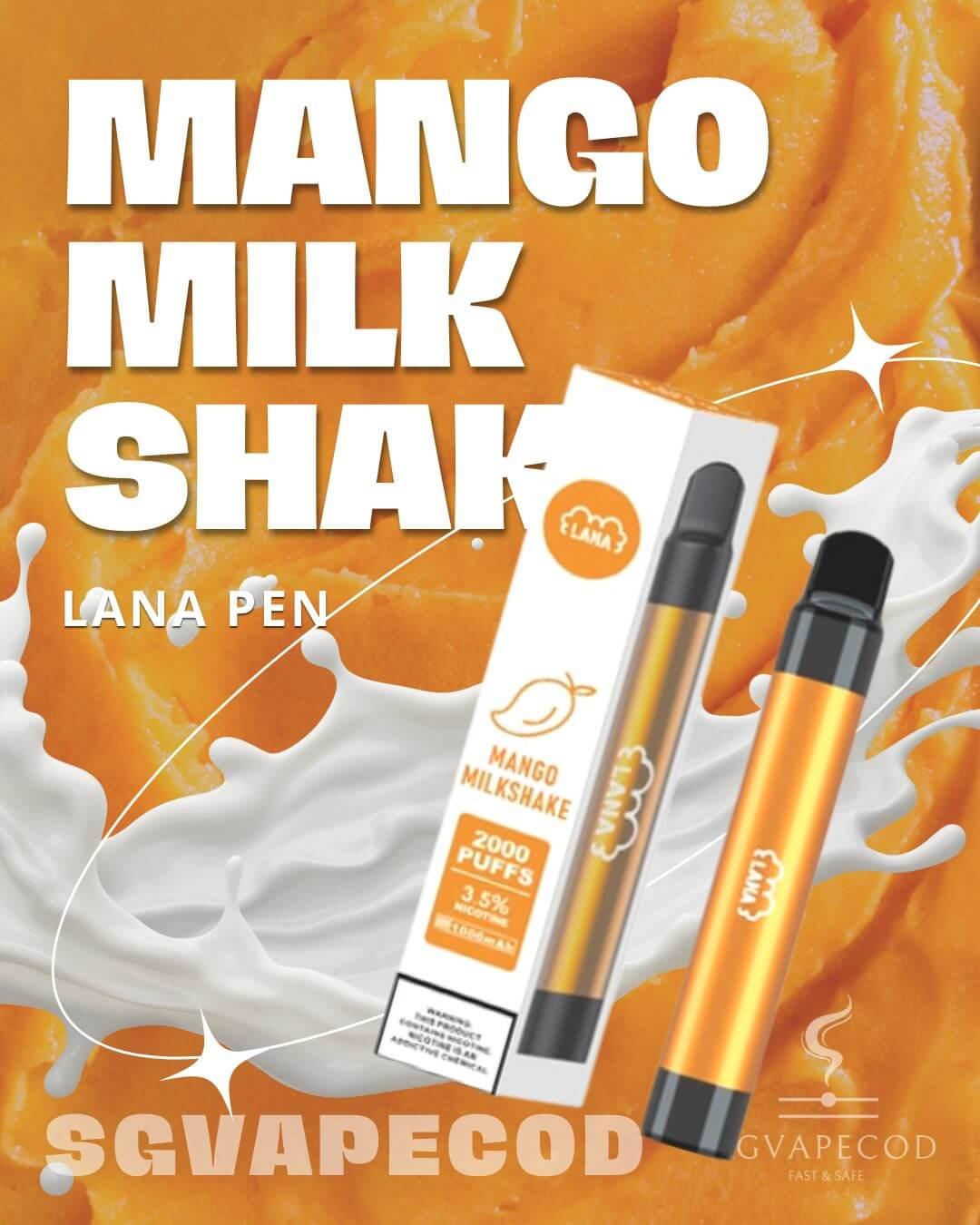 Lana Pen 2000-Mango Milkshake